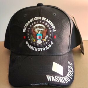 Black Washington D.C. Baseball Hat